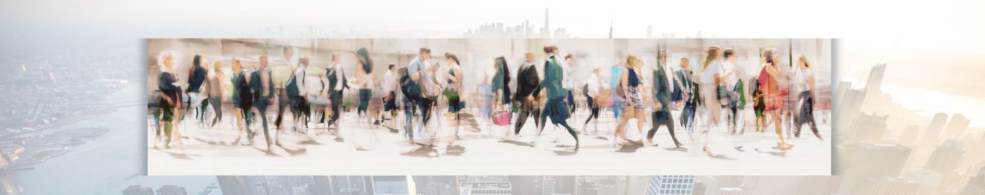 People walking