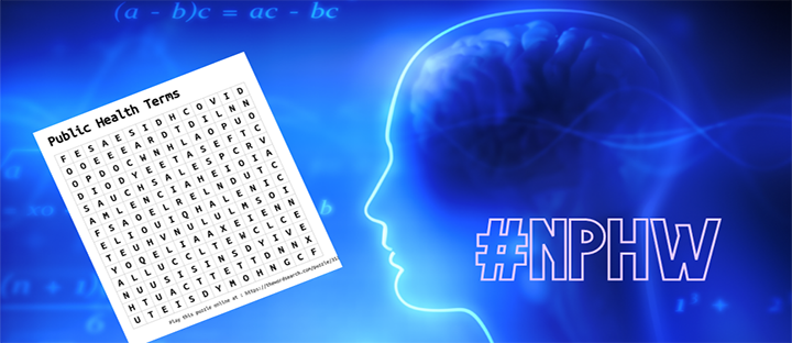 Public Health Word Search Puzzle